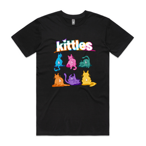 Kittles Tee by Lonely Kids Club. All clothing from our T-shirts to our shorts and hoodies are ethically made, and printed packed and shipped from Sydney.