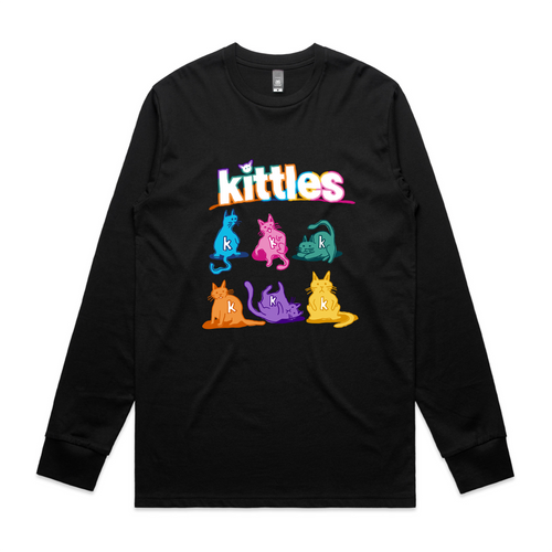 Kittles Tee by Lonely Kids Club. All clothing from our T-shirts to our shorts and hoodies are ethically made, and printed packed and shipped from Sydney.