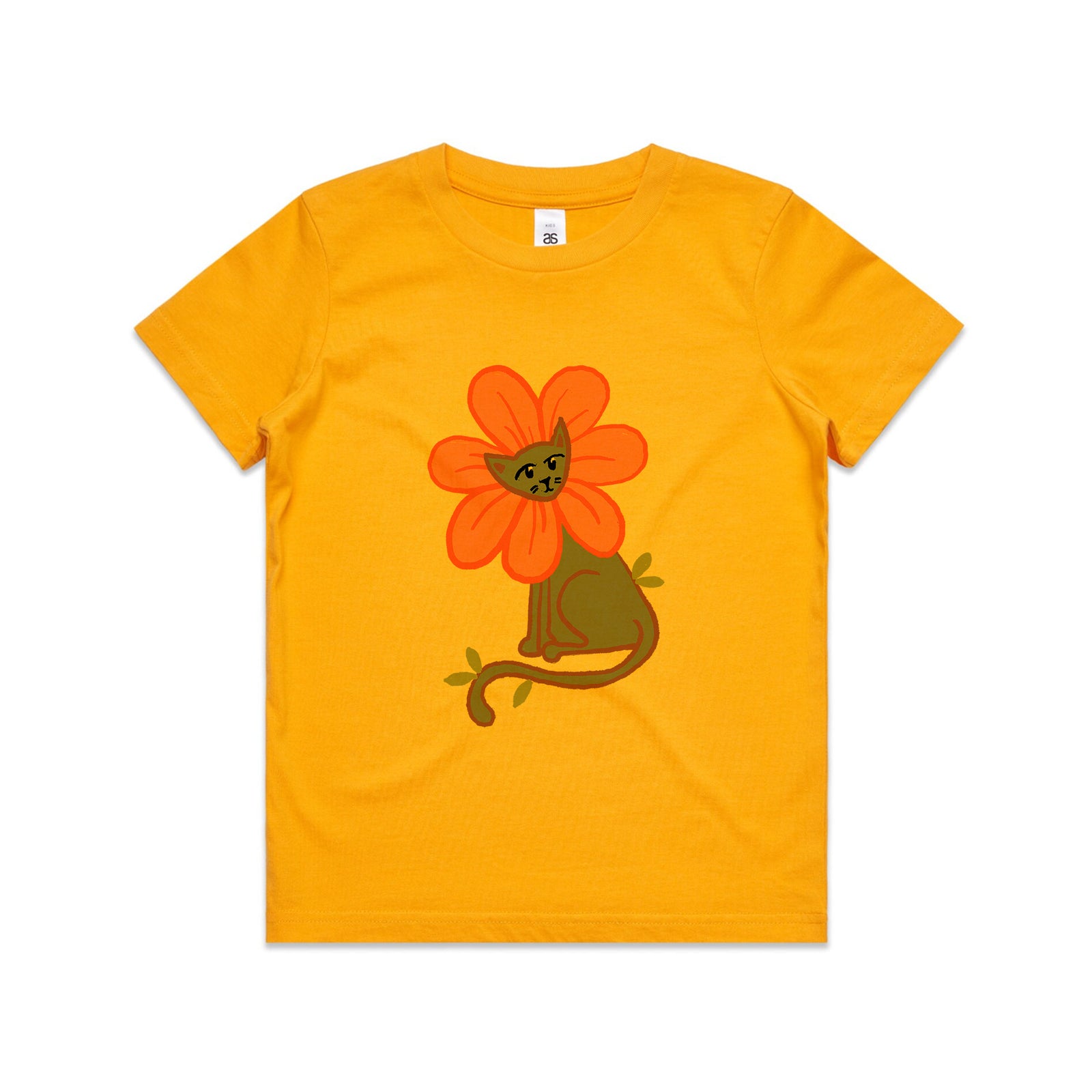 Kitty Flower Kids Tee