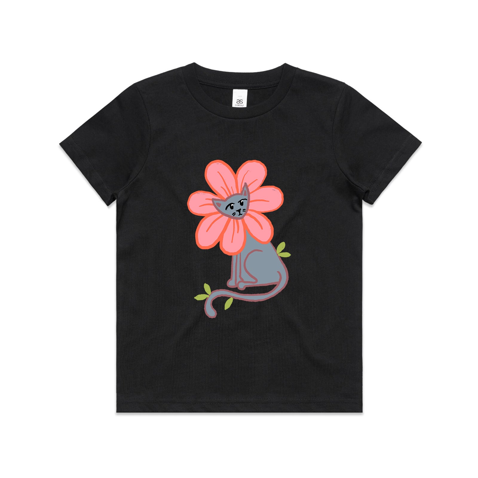 Kitty Flower Kids Tee