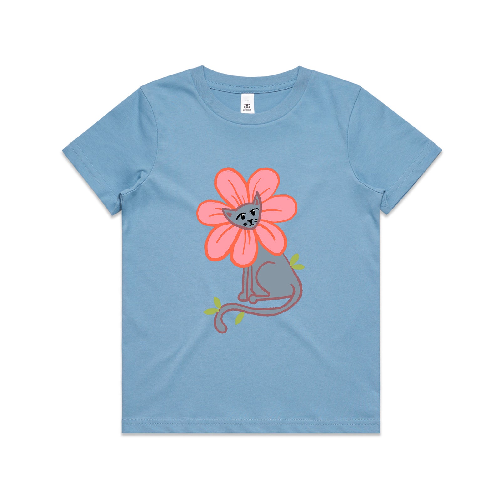 Kitty Flower Kids Tee