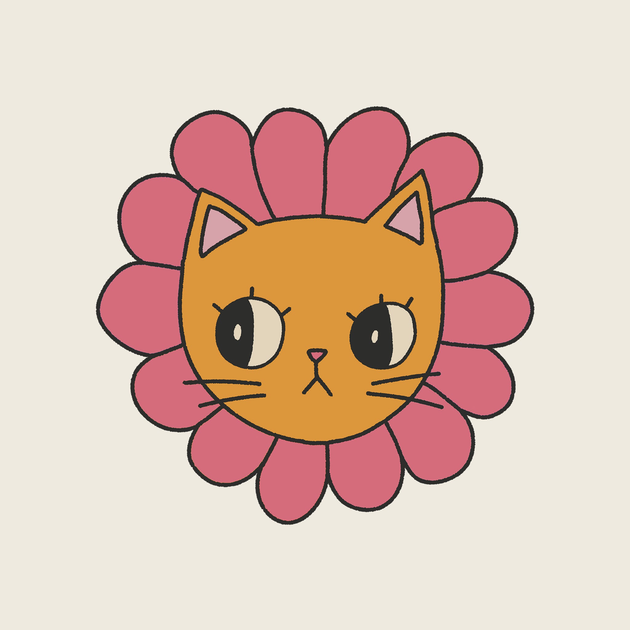 Kitty Flower Tee