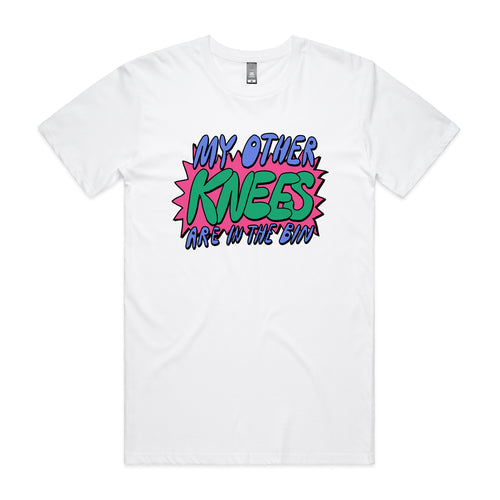 Other Knees Tee by Lonely Kids Club. All clothing from our T-shirts to our shorts and hoodies are ethically made, and printed packed and shipped from Sydney.