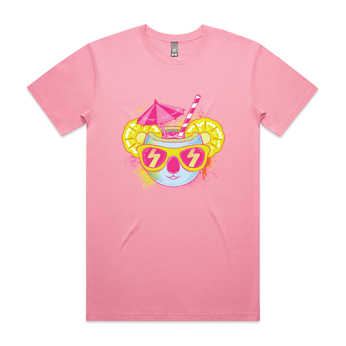 Bubblegum unisex t-shirt with Piña Koala graphic by Lonely Kids Club