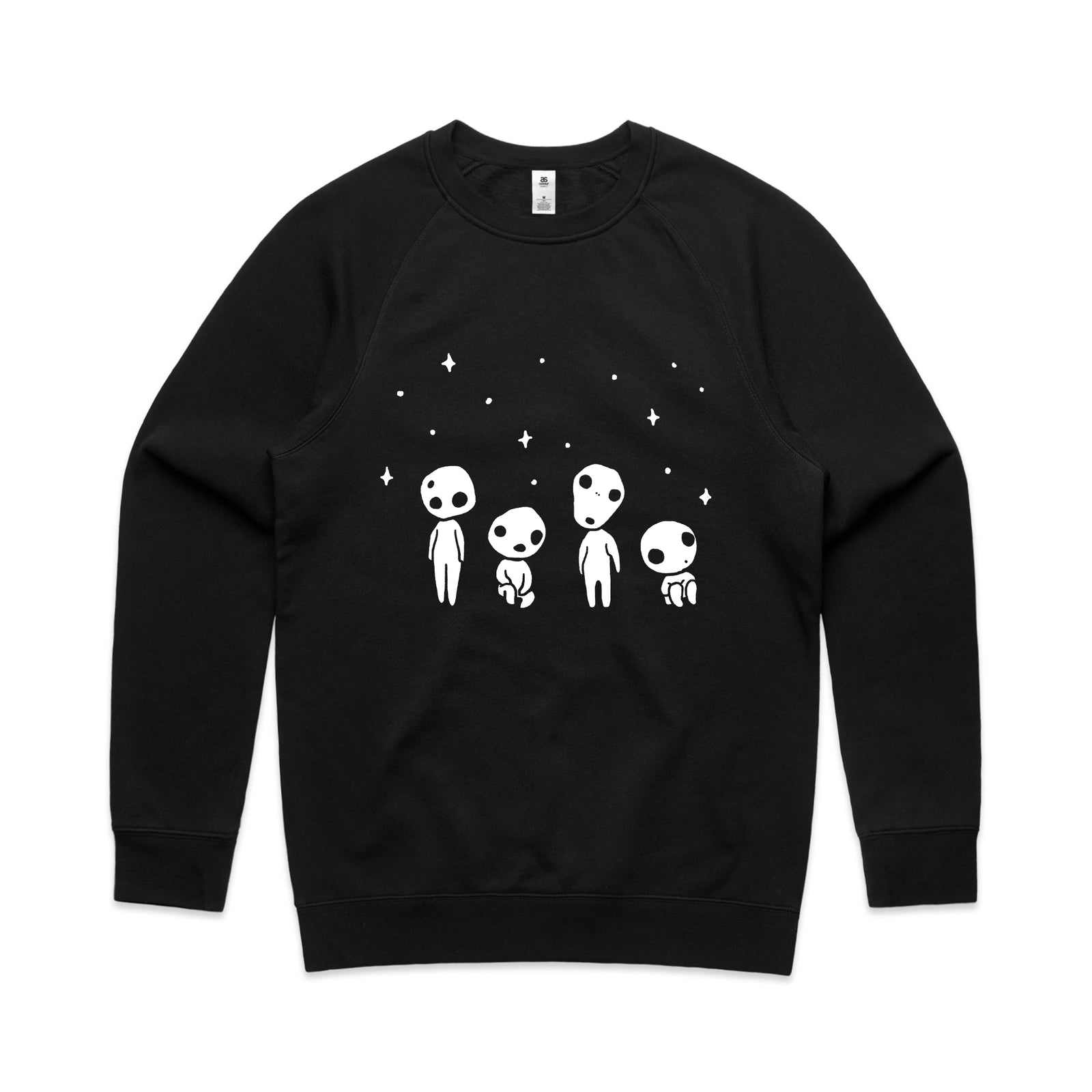 Kodama Jumper by Lonely Kids Club. All clothing from our T-shirts to our shorts and hoodies are ethically made, and printed packed and shipped from Sydney.