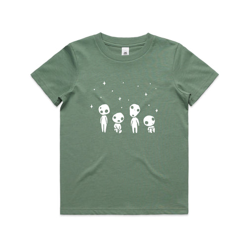 Kodama Kids Tee by Lonely Kids Club. All clothing from our T-shirts to our shorts and hoodies are ethically made, and printed packed and shipped from Sydney.