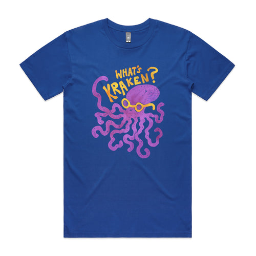 What's Kraken Tee by Lonely Kids Club. All clothing from our T-shirts to our shorts and hoodies are ethically made, and printed packed and shipped from Sydney.