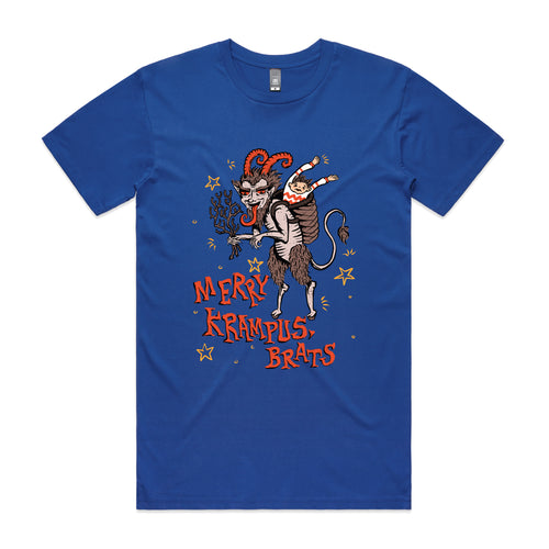 Krampus Tee by Lonely Kids Club. All clothing from our T-shirts to our shorts and hoodies are ethically made, and printed packed and shipped from Sydney.