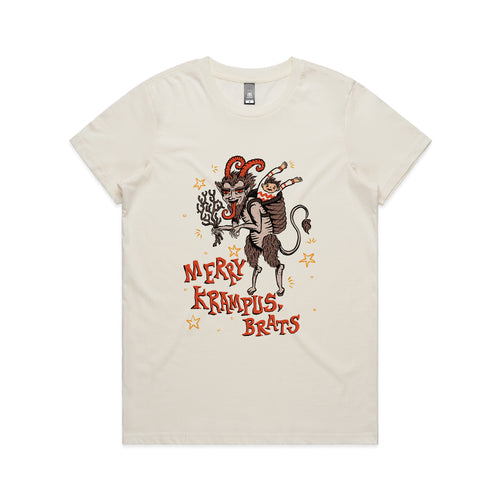 Krampus Tee by Lonely Kids Club. All clothing from our T-shirts to our shorts and hoodies are ethically made, and printed packed and shipped from Sydney.