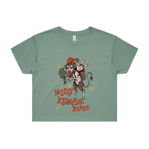 Krampus Tee by Lonely Kids Club. All clothing from our T-shirts to our shorts and hoodies are ethically made, and printed packed and shipped from Sydney.