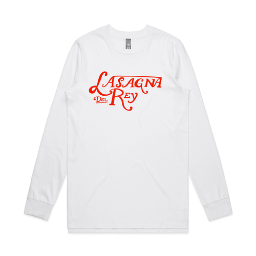Lasagna Del Rey Tee by Lonely Kids Club. All clothing from our T-shirts to our shorts and hoodies are ethically made, and printed packed and shipped from Sydney.