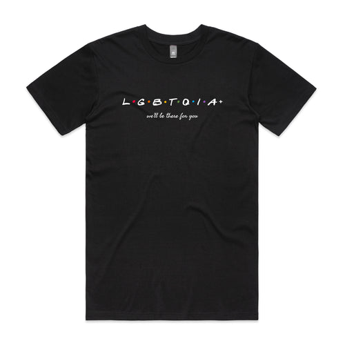 LGBTQIA+ Tee by Lonely Kids Club. All clothing from our T-shirts to our shorts and hoodies are ethically made, and printed packed and shipped from Sydney.