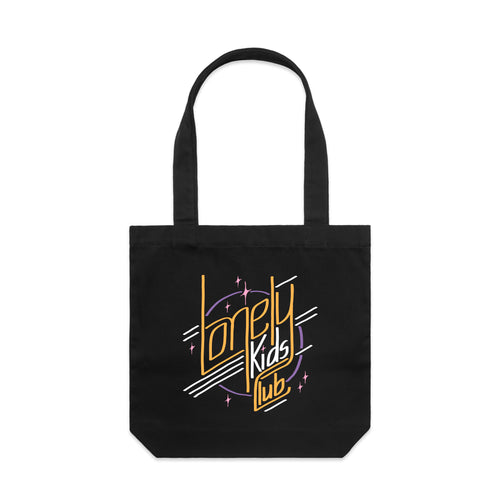 LKC Lines Tote by Lonely Kids Club. All clothing from our T-shirts to our shorts and hoodies are ethically made, and printed packed and shipped from Sydney.