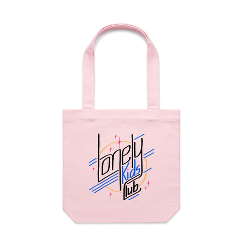 LKC Lines Tote by Lonely Kids Club. All clothing from our T-shirts to our shorts and hoodies are ethically made, and printed packed and shipped from Sydney.