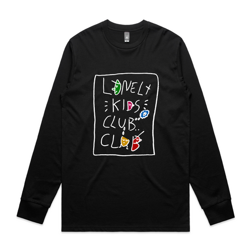 LKCC Tee by Lonely Kids Club. All clothing from our T-shirts to our shorts and hoodies are ethically made, and printed packed and shipped from Sydney.