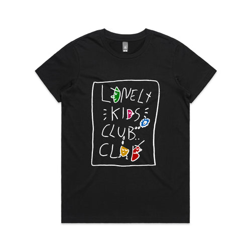 LKCC Tee by Lonely Kids Club. All clothing from our T-shirts to our shorts and hoodies are ethically made, and printed packed and shipped from Sydney.