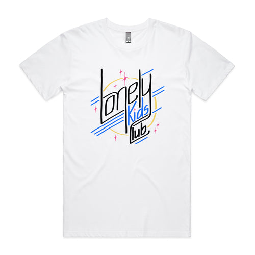 LKC Lines Tee by Lonely Kids Club. All clothing from our T-shirts to our shorts and hoodies are ethically made, and printed packed and shipped from Sydney.