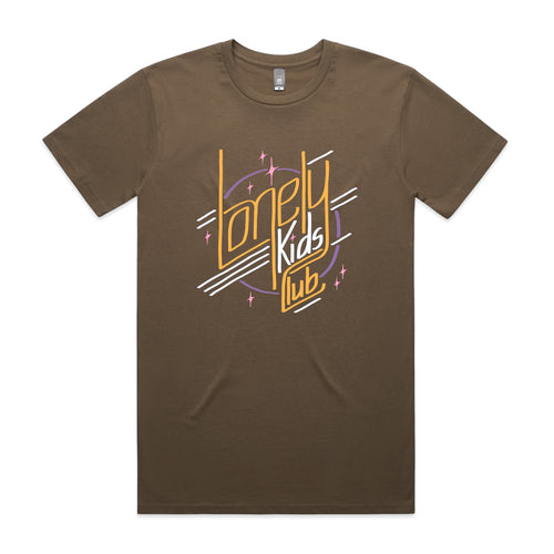 LKC Lines Tee by Lonely Kids Club. All clothing from our T-shirts to our shorts and hoodies are ethically made, and printed packed and shipped from Sydney.