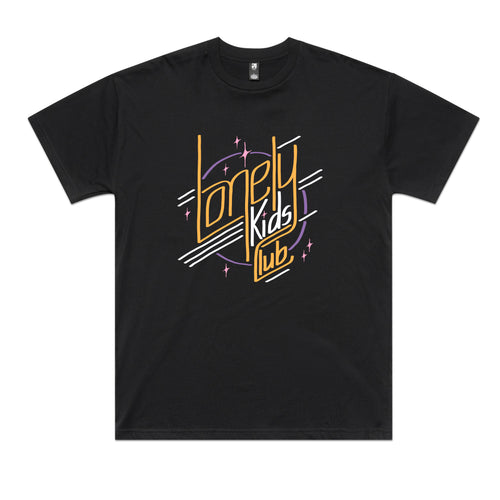 LKC Lines Tee by Lonely Kids Club. All clothing from our T-shirts to our shorts and hoodies are ethically made, and printed packed and shipped from Sydney.