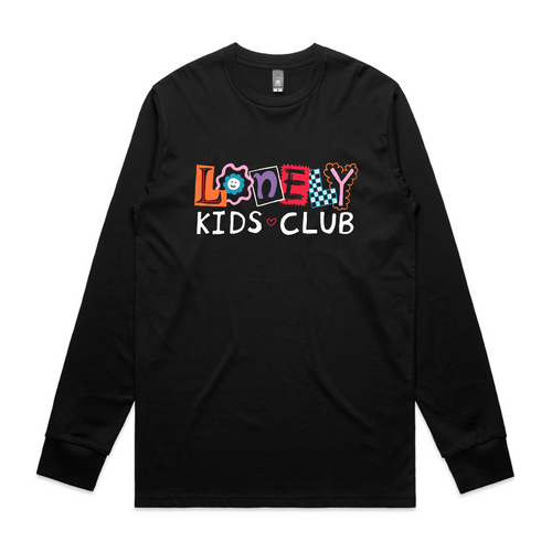 LKC Patchwork Tee by Lonely Kids Club. All clothing from our T-shirts to our shorts and hoodies are ethically made, and printed packed and shipped from Sydney.