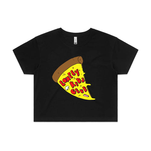 LKC Pizza Tee by Lonely Kids Club. All clothing from our T-shirts to our shorts and hoodies are ethically made, and printed packed and shipped from Sydney.