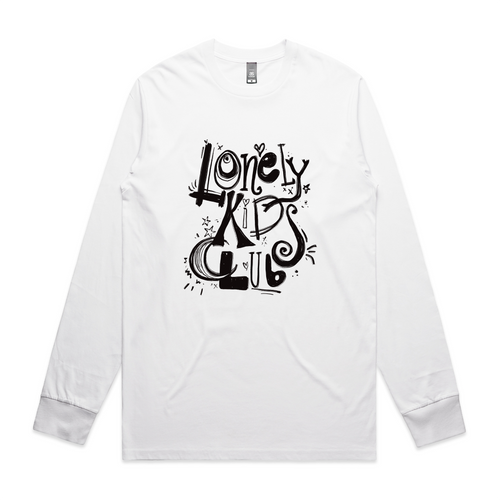 LKC Scribble Tee by Lonely Kids Club. All clothing from our T-shirts to our shorts and hoodies are ethically made, and printed packed and shipped from Sydney.