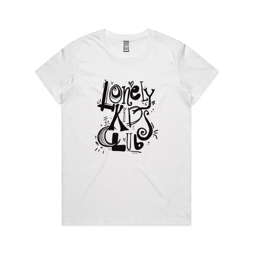 LKC Scribble Tee by Lonely Kids Club. All clothing from our T-shirts to our shorts and hoodies are ethically made, and printed packed and shipped from Sydney.