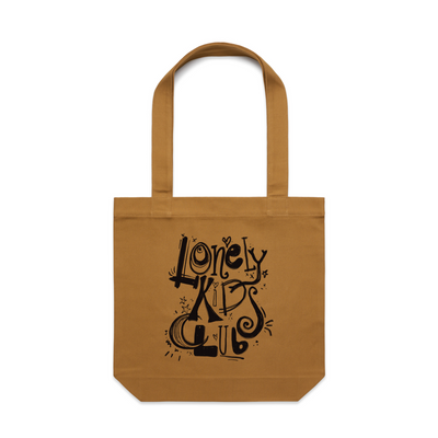 LKC Scribble Tote by Lonely Kids Club. All clothing from our T-shirts to our shorts and hoodies are ethically made, and printed packed and shipped from Sydney.