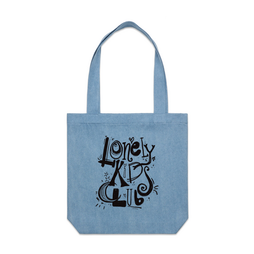 LKC Scribble Tote by Lonely Kids Club. All clothing from our T-shirts to our shorts and hoodies are ethically made, and printed packed and shipped from Sydney.
