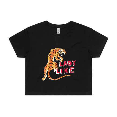 Lady Like Tee by Lonely Kids Club. All clothing from our T-shirts to our shorts and hoodies are ethically made, and printed packed and shipped from Sydney.