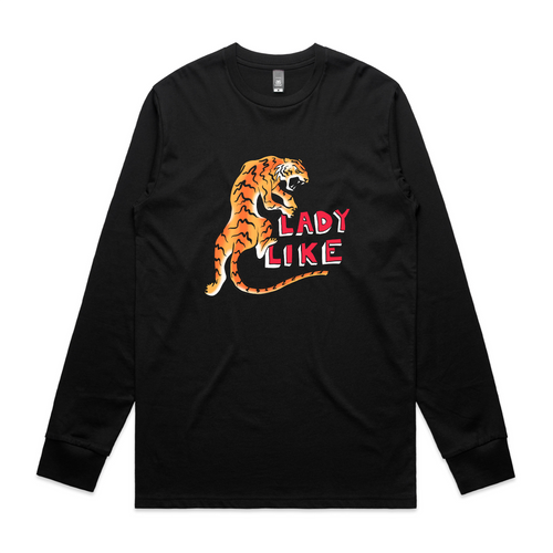 Lady Like Tee by Lonely Kids Club. All clothing from our T-shirts to our shorts and hoodies are ethically made, and printed packed and shipped from Sydney.