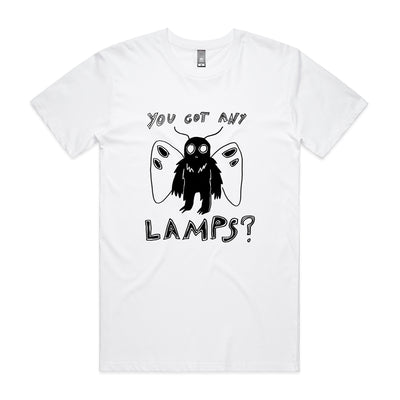 Lamps Tee by Lonely Kids Club. All clothing from our T-shirts to our shorts and hoodies are ethically made, and printed packed and shipped from Sydney.