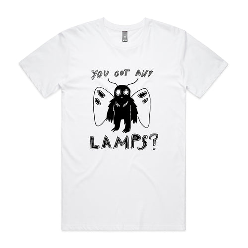Lamps Tee by Lonely Kids Club. All clothing from our T-shirts to our shorts and hoodies are ethically made, and printed packed and shipped from Sydney.