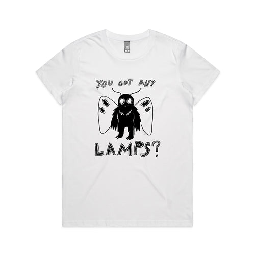 Lamps Tee by Lonely Kids Club. All clothing from our T-shirts to our shorts and hoodies are ethically made, and printed packed and shipped from Sydney.