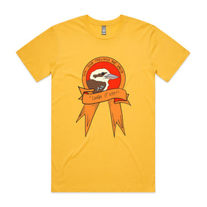 Laugh It Off Tee by Lonely Kids Club. All clothing from our T-shirts to our shorts and hoodies are ethically made, and printed packed and shipped from Sydney.