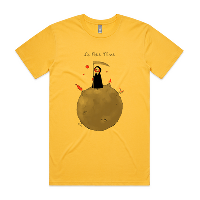 Le Petit Mort Tee by Lonely Kids Club. All clothing from our T-shirts to our shorts and hoodies are ethically made, and printed packed and shipped from Sydney.