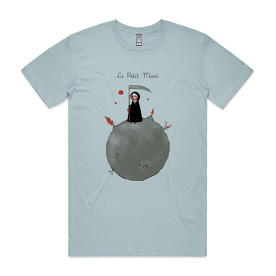 Le Petit Mort Tee by Lonely Kids Club. All clothing from our T-shirts to our shorts and hoodies are ethically made, and printed packed and shipped from Sydney.