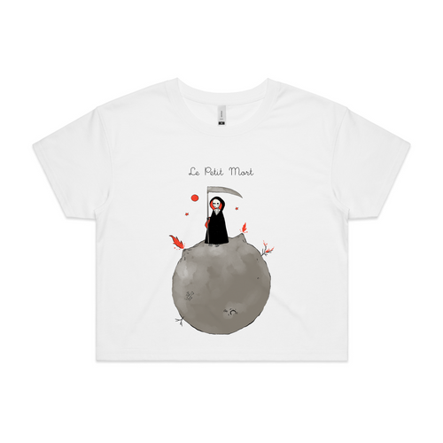 Le Petit Mort Tee by Lonely Kids Club. All clothing from our T-shirts to our shorts and hoodies are ethically made, and printed packed and shipped from Sydney.