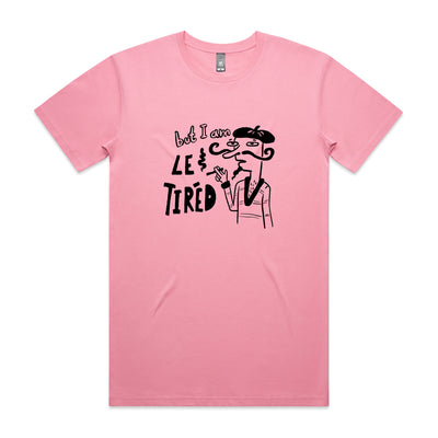 Le Tired Tee by Lonely Kids Club. All clothing from our T-shirts to our shorts and hoodies are ethically made, and printed packed and shipped from Sydney.