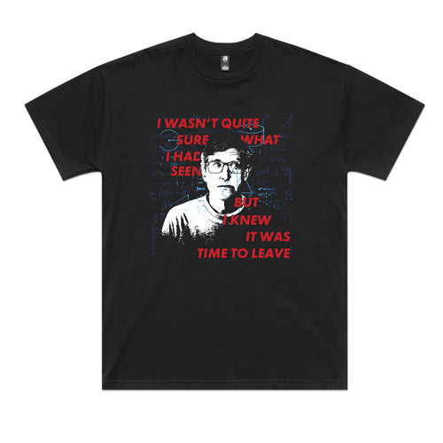 Time To Leave Tee by Lonely Kids Club. All clothing from our T-shirts to our shorts and hoodies are ethically made, and printed packed and shipped from Sydney.