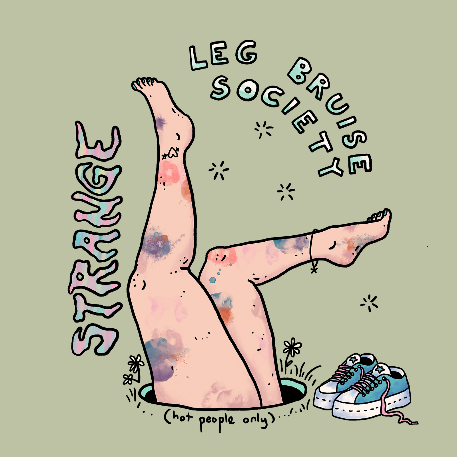 Leg Bruise (Hot People) Tee