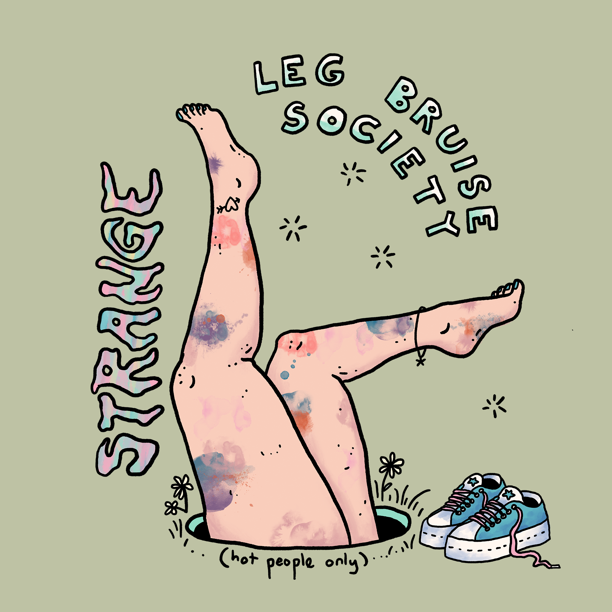 Leg Bruise (Hot People) Tee