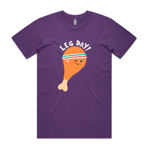 Leg Day Tee by Lonely Kids Club. All clothing from our T-shirts to our shorts and hoodies are ethically made, and printed packed and shipped from Sydney.