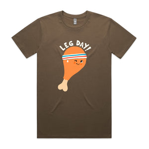 Leg Day Tee by Lonely Kids Club. All clothing from our T-shirts to our shorts and hoodies are ethically made, and printed packed and shipped from Sydney.