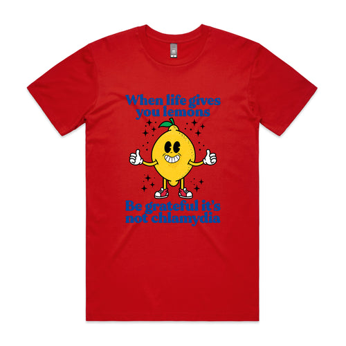 Life Gives You Lemons Tee by Lonely Kids Club. All clothing from our T-shirts to our shorts and hoodies are ethically made, and printed packed and shipped from Sydney.