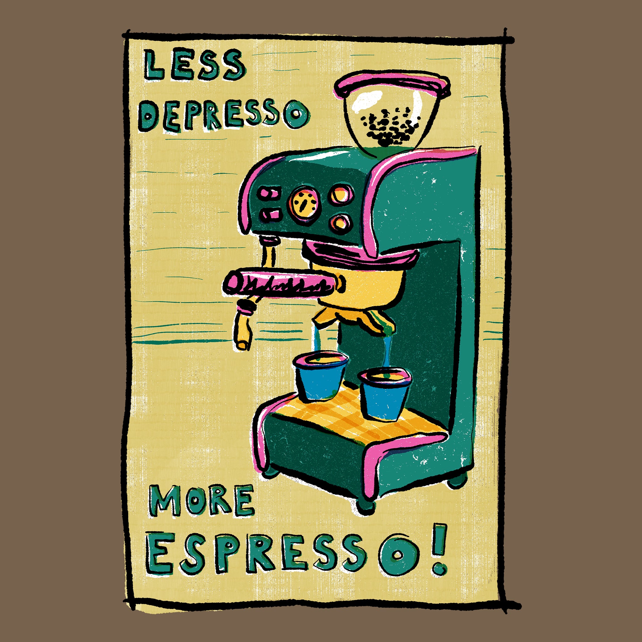 Less Depresso More Espresso Tee