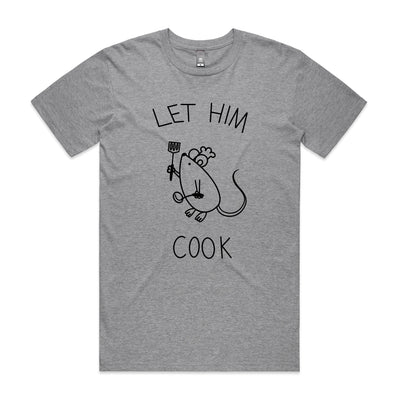 Let Him Cook Tee by Lonely Kids Club. All clothing from our T-shirts to our shorts and hoodies are ethically made, and printed packed and shipped from Sydney.