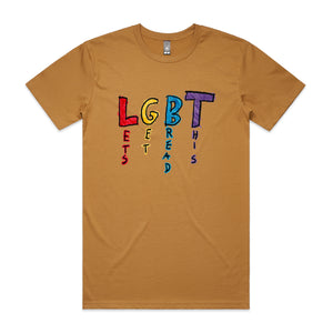 Let's Get Bread This Tee by Lonely Kids Club. All clothing from our T-shirts to our shorts and hoodies are ethically made, and printed packed and shipped from Sydney.