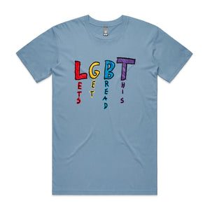 Let's Get Bread This Tee by Lonely Kids Club. All clothing from our T-shirts to our shorts and hoodies are ethically made, and printed packed and shipped from Sydney.