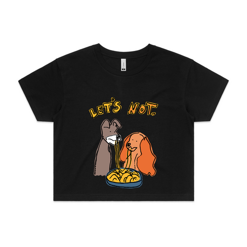 Let's Not Tee by Lonely Kids Club. All clothing from our T-shirts to our shorts and hoodies are ethically made, and printed packed and shipped from Sydney.